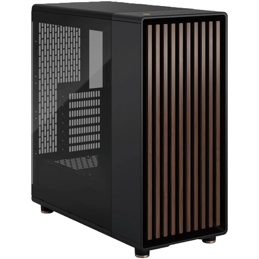 Fractal North TG Mid Tower Case - Black 
